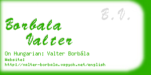 borbala valter business card