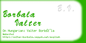 borbala valter business card